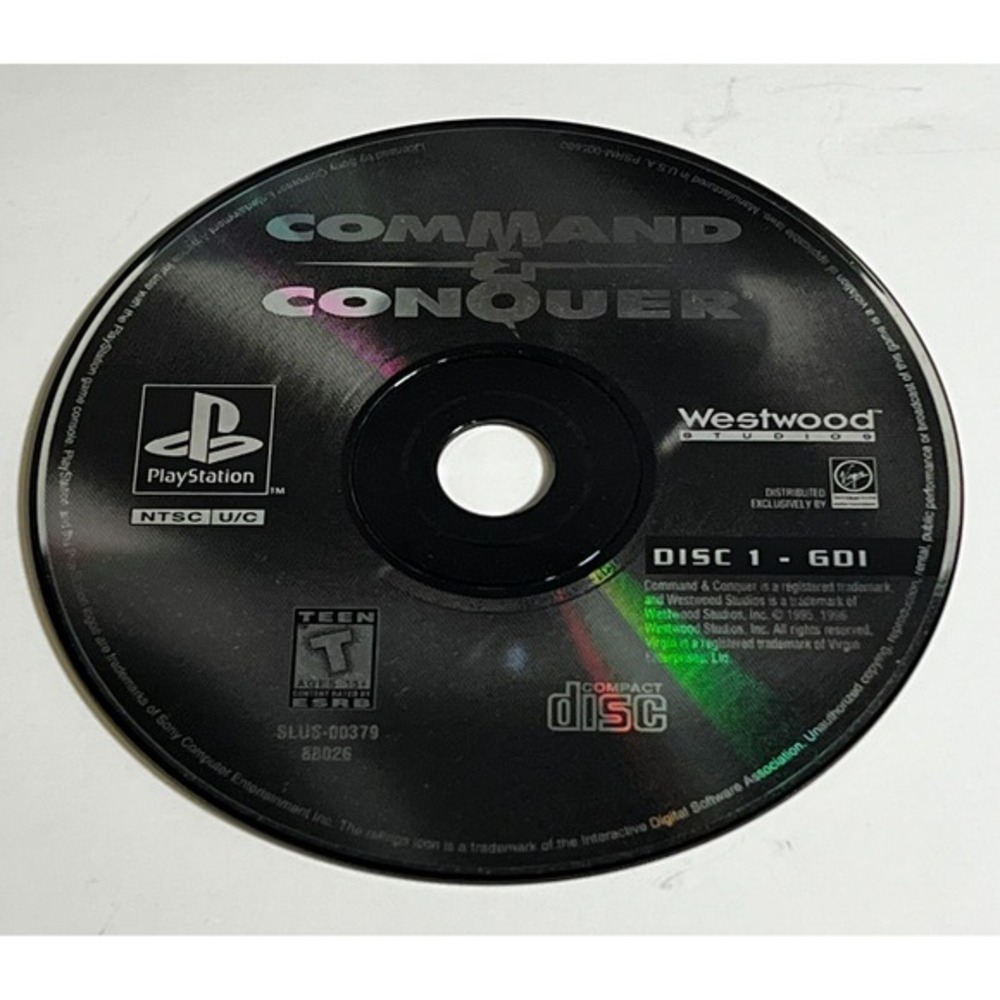 Command & Conquer‎ PlayStation Disc 1 Only